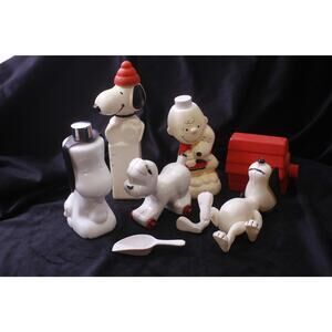 Peanuts Snoopy Figurines, Cologne Bottle, Shampoo Soakie, FLAW, ~ 250724-WH 1326
